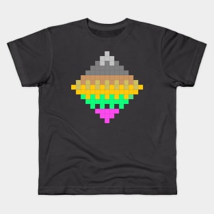 pixel pattern A Kids T-Shirt